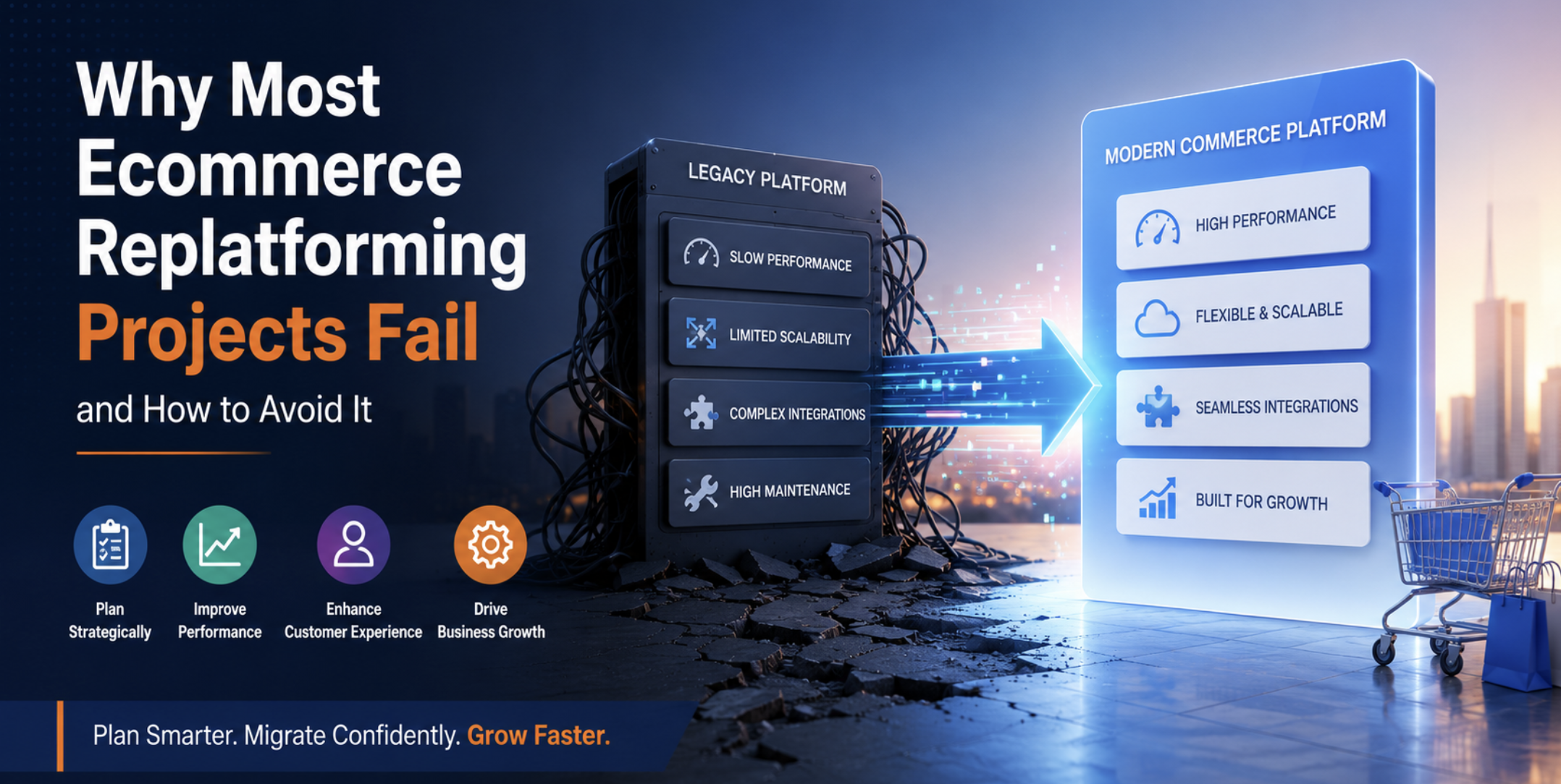 Why Most Ecommerce Replatforming Projects Fail and How to Avoid It